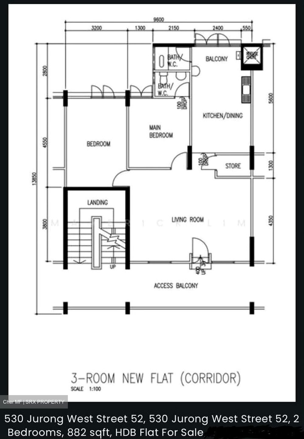 Blk 530 Jurong West Street 52 (Jurong West), HDB 3 Rooms #597103991